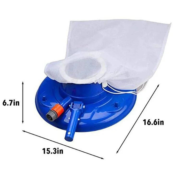 AquaVac Pool Vacuum Cleaner with Hose Powered Suction and Reusable Filter