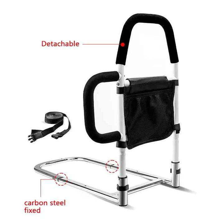 Bed Side Safety Rail Adjustable Support Handle for Seniors