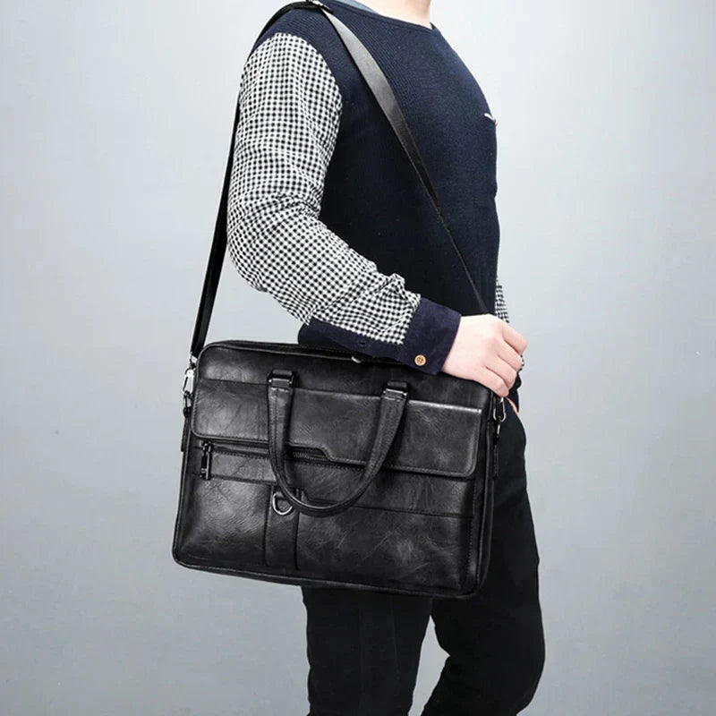 Benedicto Genuine Leather Shoulder Bag with Classic Crossbody Design for Everyday Use