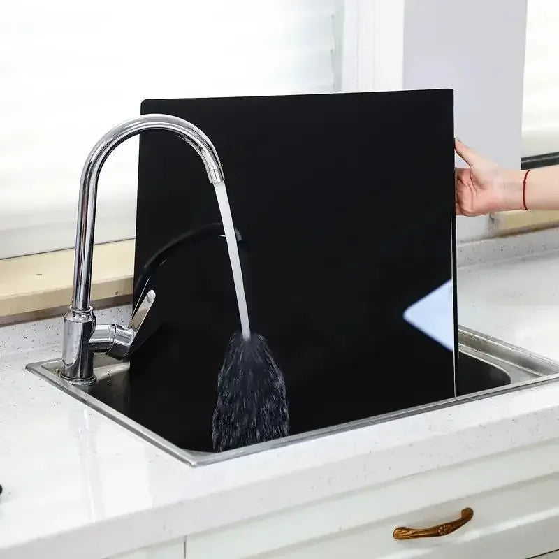 ClearBoard Acrylic Cutting Board with Lip Non Slip Design