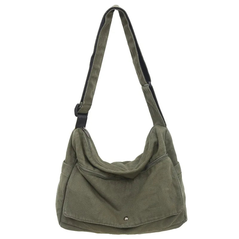 CrossStream Canvas Messenger Sling Bag Stylish Shoulder Bag for Everyday Use