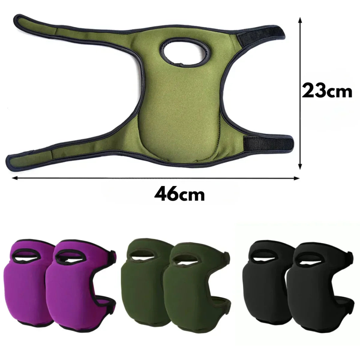 Ergonomic Garden Knee Pads with Extra Cushioning for Comfortable Kneeling