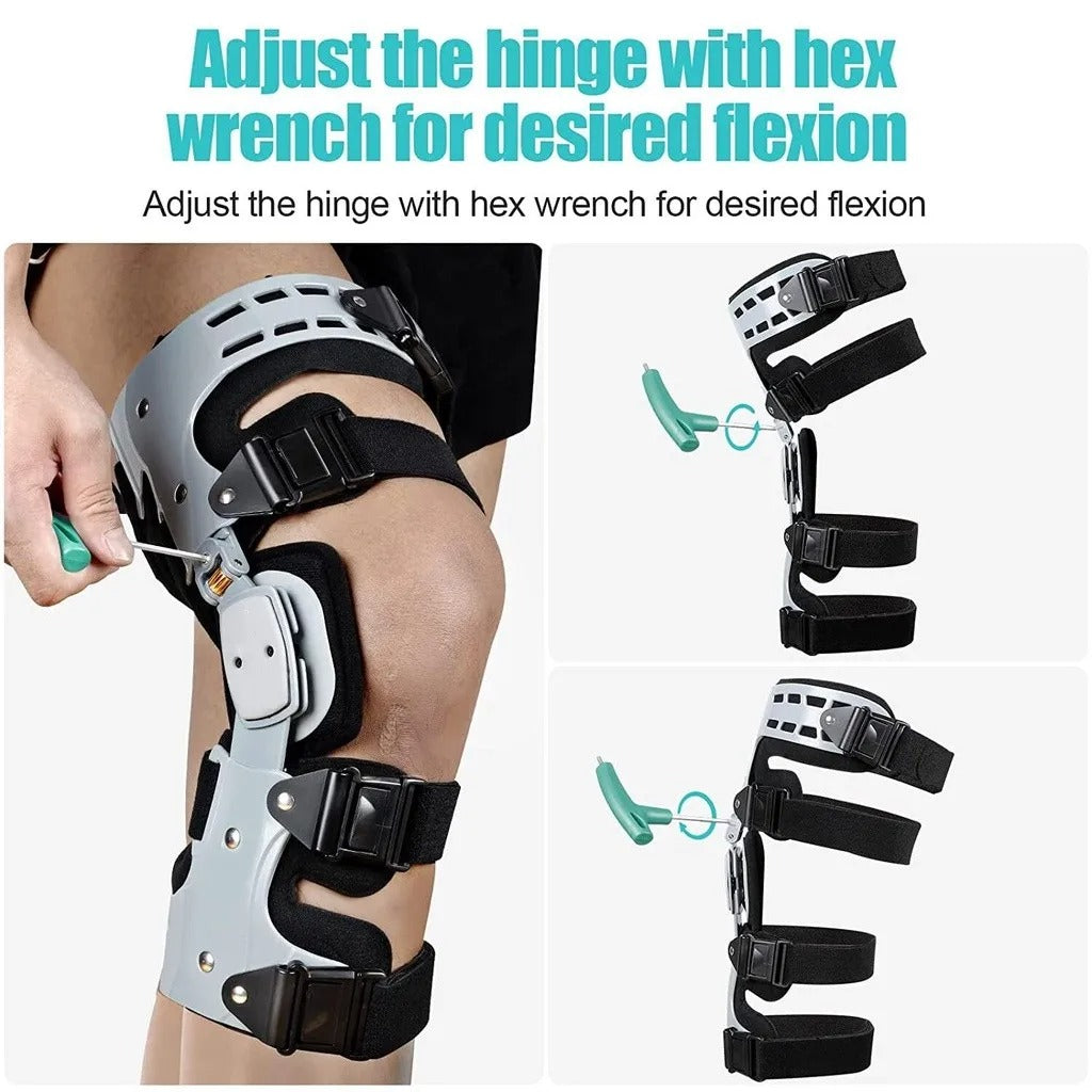FlexiKnee Adjustable Knee Brace Support for Stability and Comfort