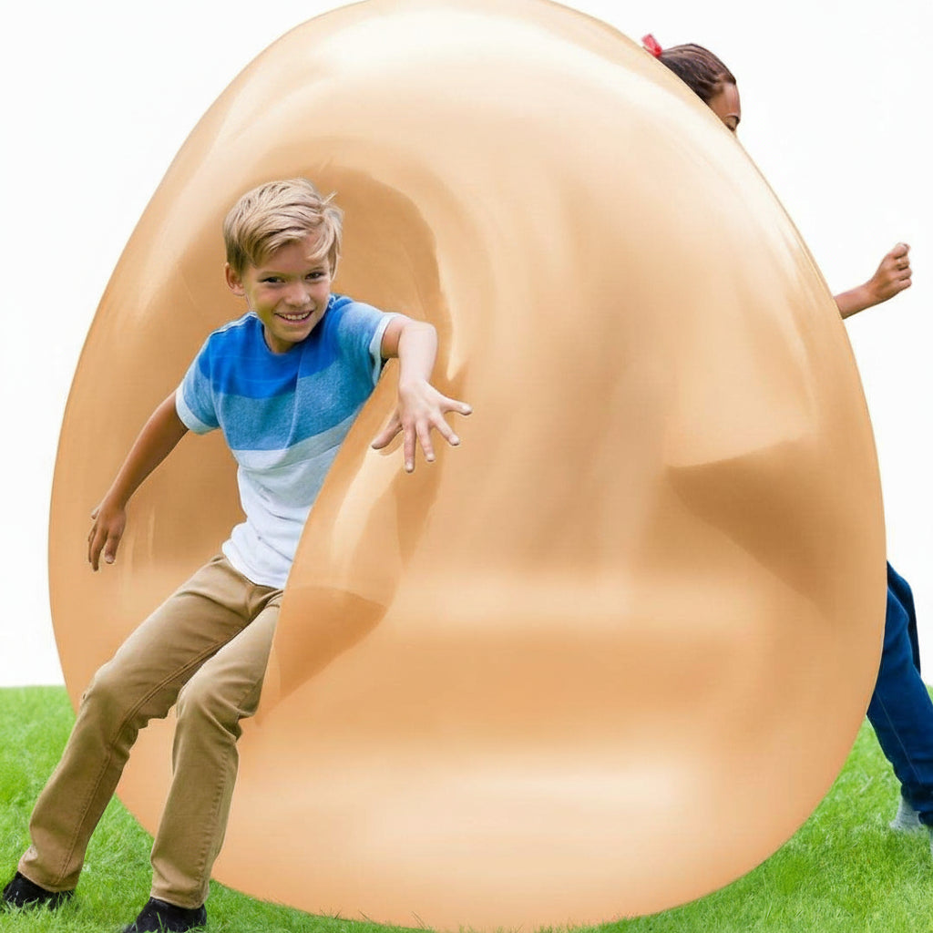 Giant opblaasbare bubbelbal van TPR voor actief buitenspelen