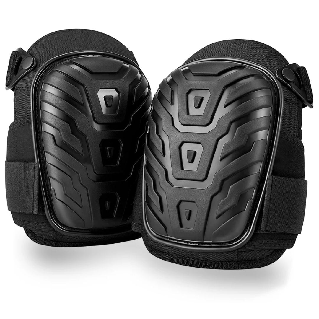 Heavy Duty Work Knee Pads Adjustable Impact Resistant Comfort Fit
