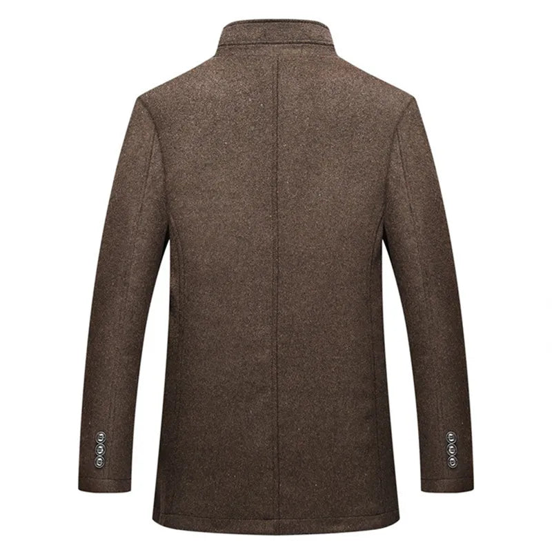 Kenneth Classic Wool Coat - The Essence of Modern Elegance