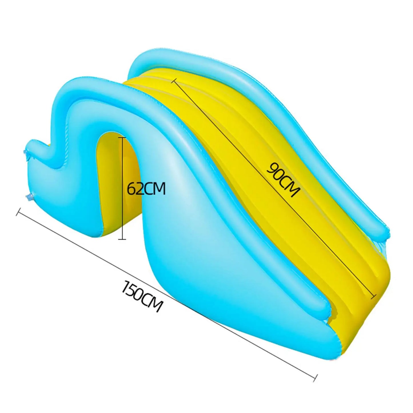 Kids Inflatable Water Slide for Garden Pool and Outdoor Play