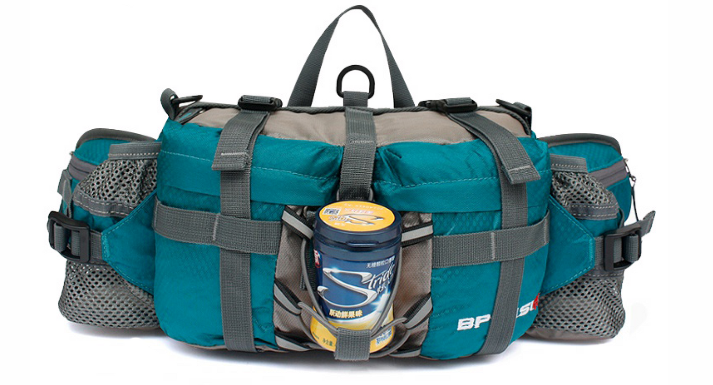 Lightweight Outdoor Waist Bag with Multi Pocket Storage