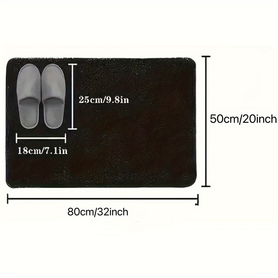 Luxury Microfibre Bath Mat Ultra Soft Non Slip Washable Bathroom Rug