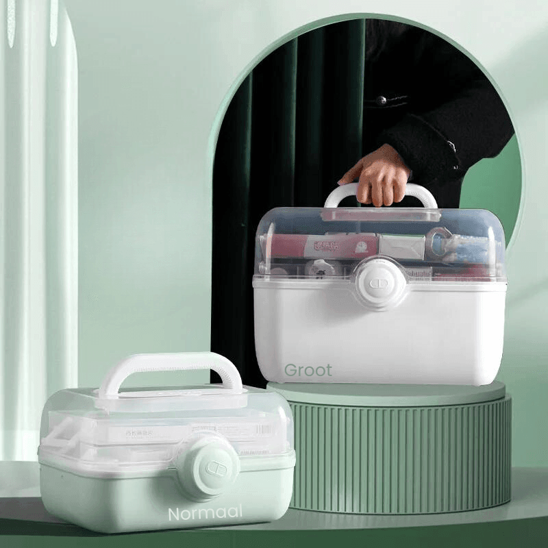 MediSmart Weekly Pill Organiser Compact Travel Medicine Box