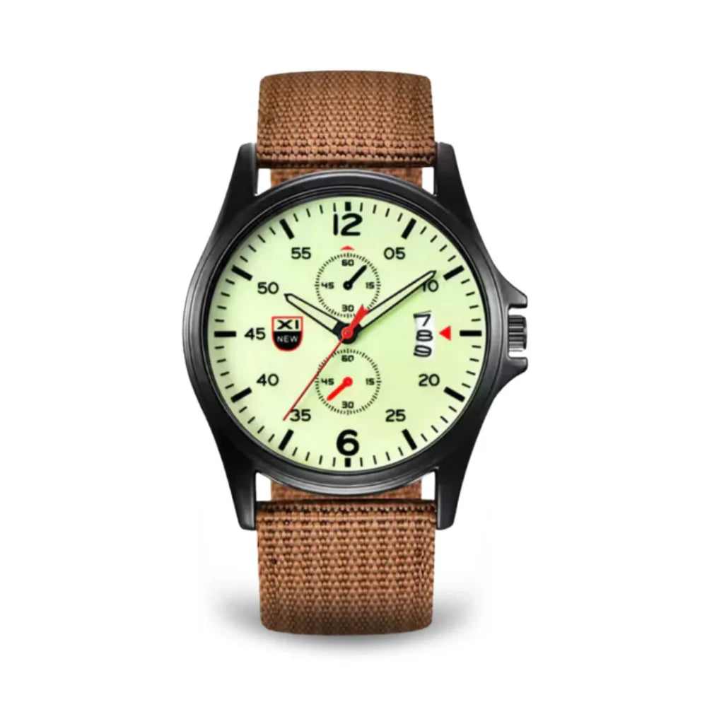 Military Quartz Watch Lightweight Tactical Nylon Strap