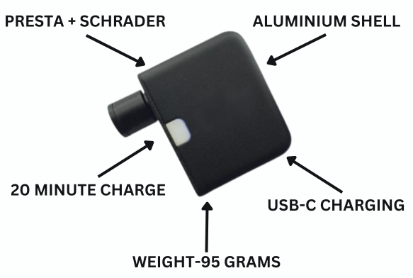 Mini Electric Bike Pump Rechargeable Portable Inflator