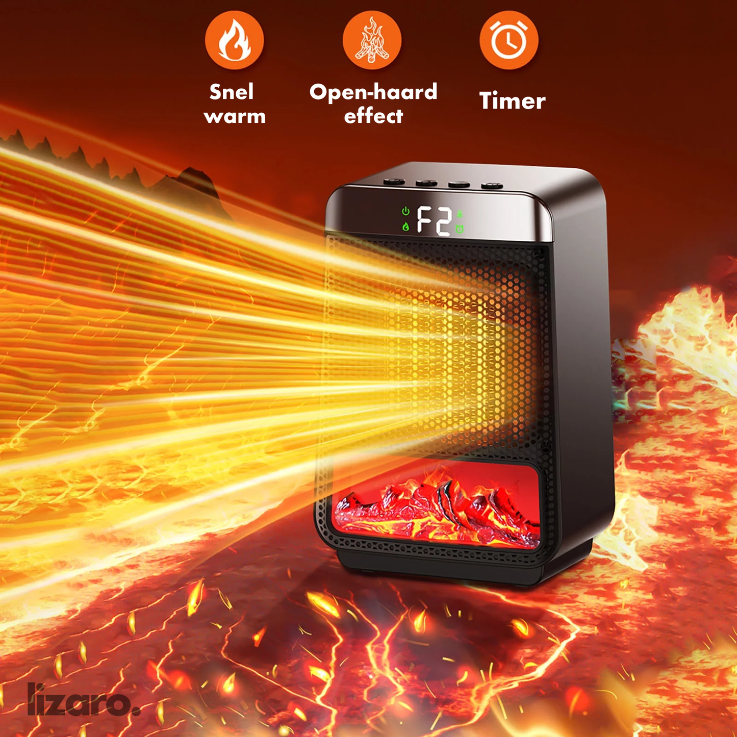 NeutralHeat Electric Heater for Large Rooms with Energy Saving Design