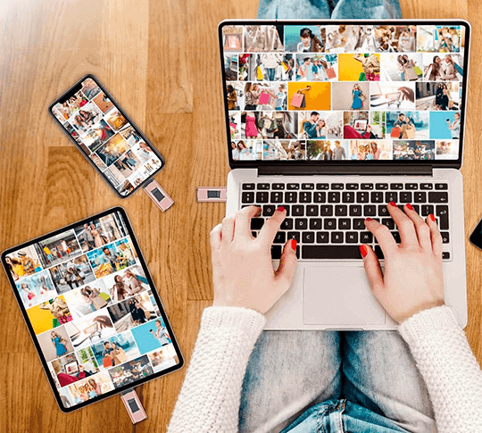 PhoneStick Instant Photo Backup Drive Multi Device Storage