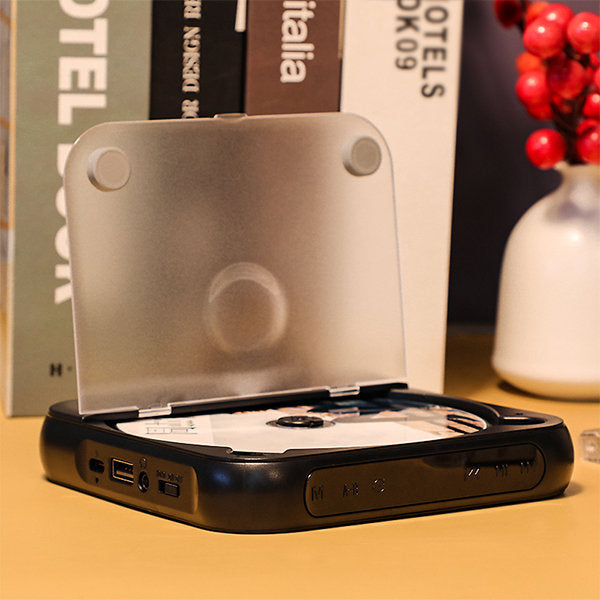 PortaTune Portable CD Player with Rechargeable Battery and AUX Input