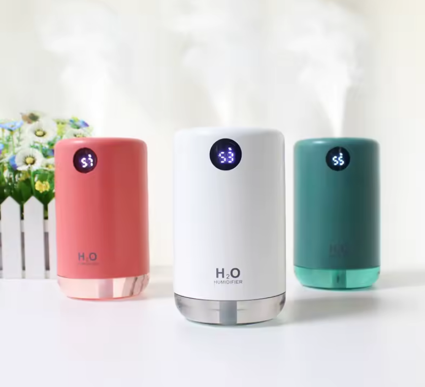 Portable Rechargeable Humidifier Compact Wireless Air Moisturizer