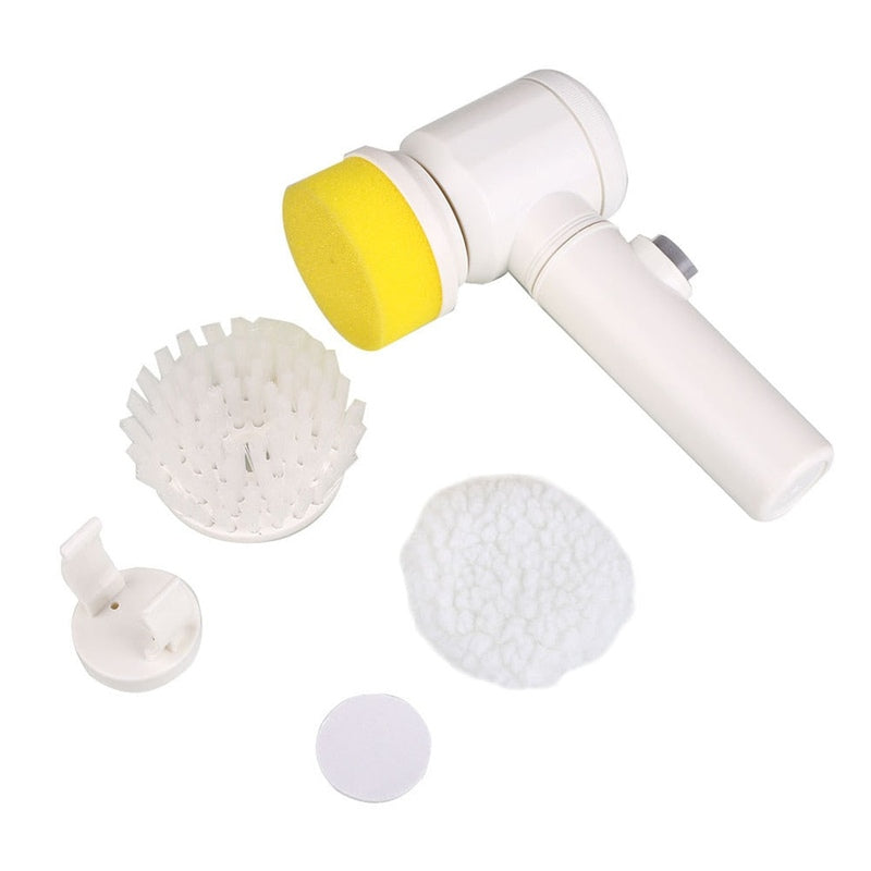 PowerScrub Cordless Electric Cleaning Brush with Interchangeable Heads