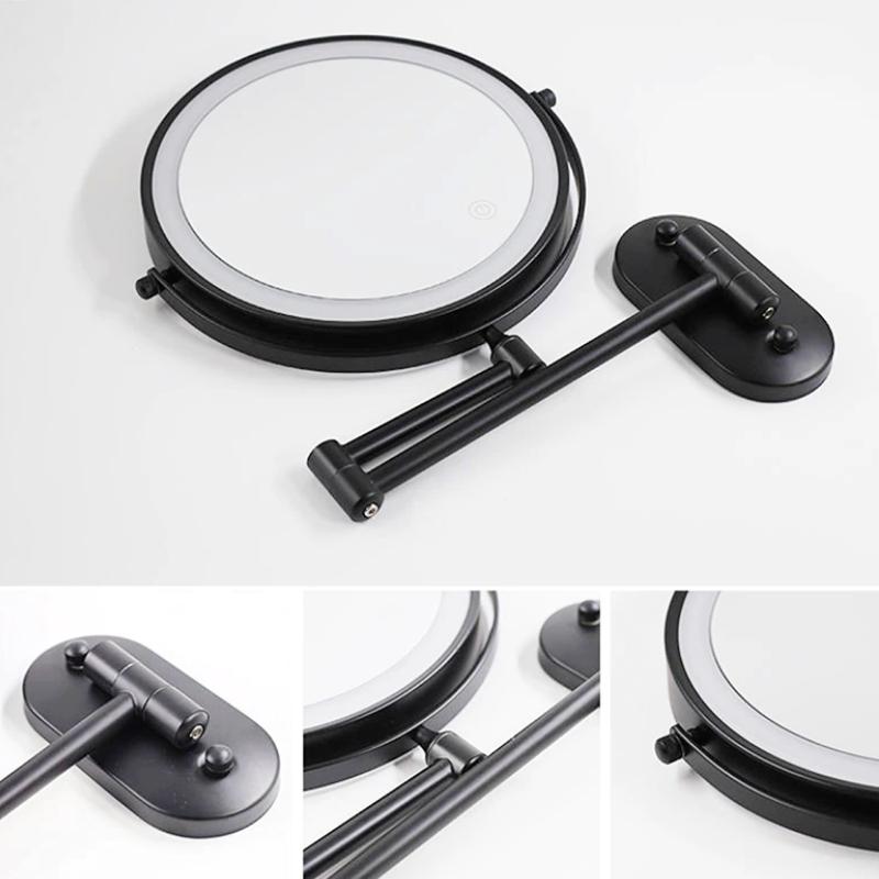 RefleX Rechargeable LED Makeup Mirror with 3 Light Settings