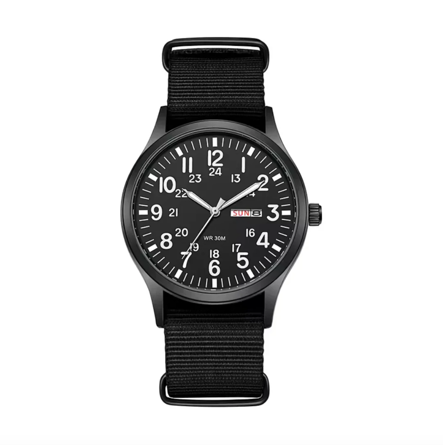 Rugged Outdoor Men’s Watch with Waterproof Stainless Steel Design