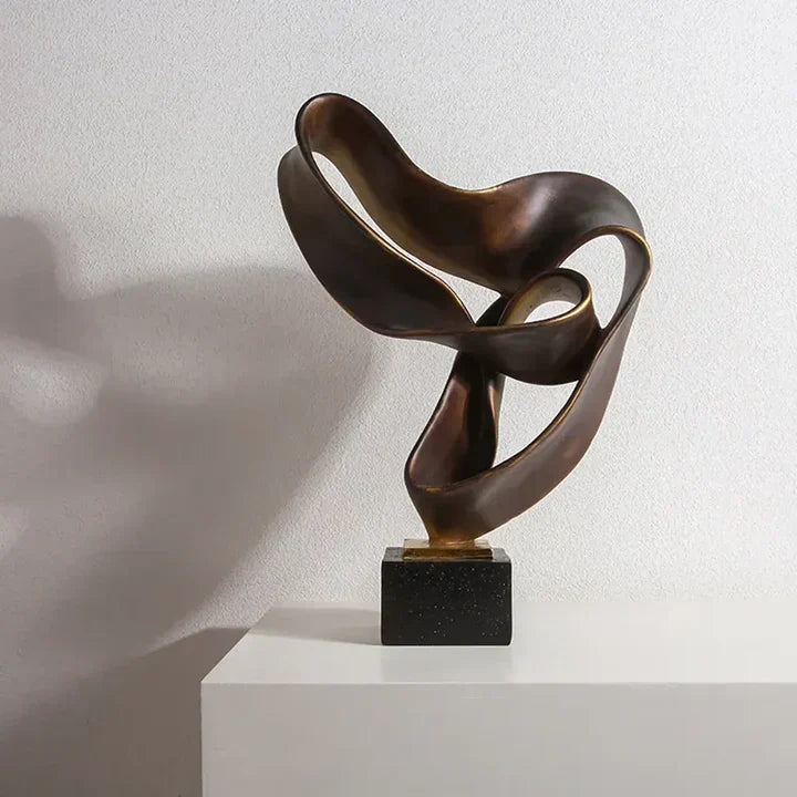 Vida Modern Resin Decorative Sculpture Elegant Home Accent