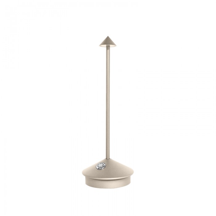 Wireless LED Table Lamp with Rechargeable Battery and Modern Design