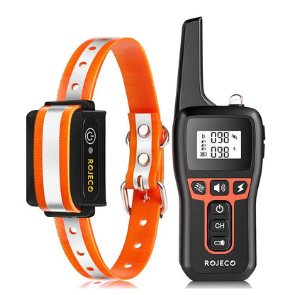 1000m Dog Training Collar with Remote and Waterproof Design