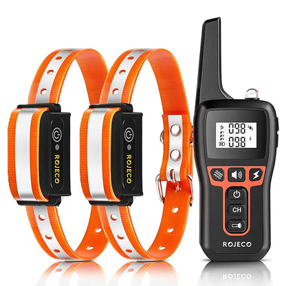 1000m Dog Training Collar with Remote and Waterproof Design