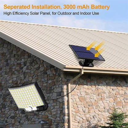 106 LED Solar Motion Sensor Outdoor Light Waterproof Security Wall Light