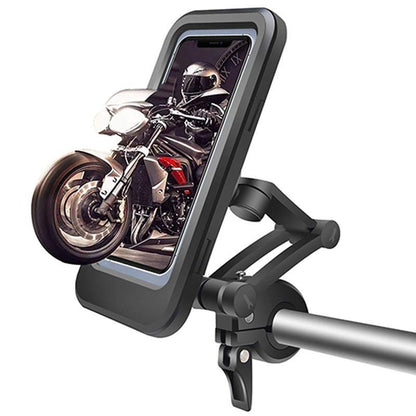 15W Power Bank Bike Handlebar Phone Mount Waterproof with USB Charging