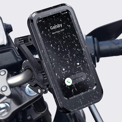 15W Power Bank Bike Handlebar Phone Mount Waterproof with USB Charging