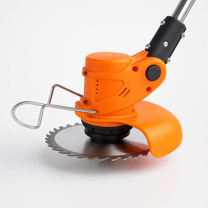 180W Cordless Grass Trimmer and Weed Remover with Telescopic Shaft