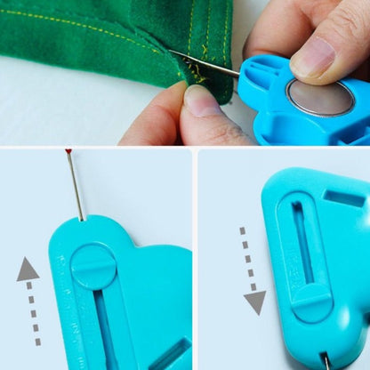 2-in-1 Adjustable Sewing Guide with Built-In Seam Ripper