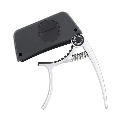 2-in-1 Clip-On Guitar Capo and Digital Tuner for Acoustic Electric Bass Ukulele