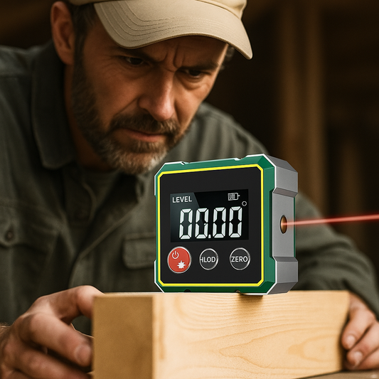 2 in 1 Digital Laser Level with Angle Measurement and Magnetic Hold