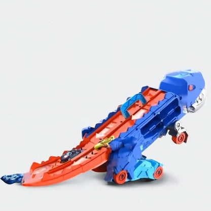 2-in-1 Transforming Dinosaur Car Toy for Creative Kids' Play