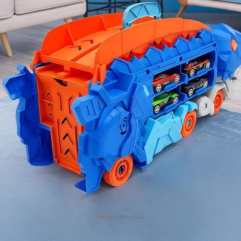 2-in-1 Transforming Dinosaur Car Toy for Creative Kids' Play