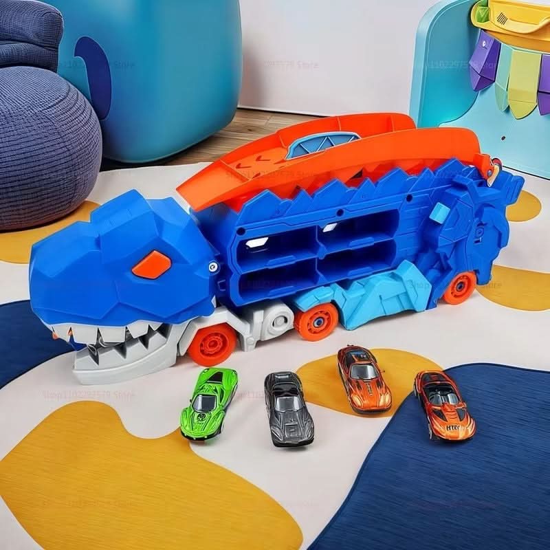 2-in-1 Transforming Dinosaur Car Toy for Creative Kids' Play
