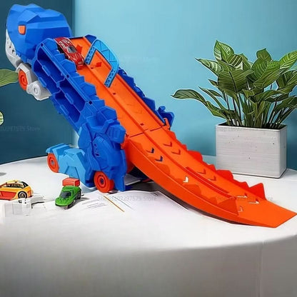 2-in-1 Transforming Dinosaur Car Toy for Creative Kids' Play