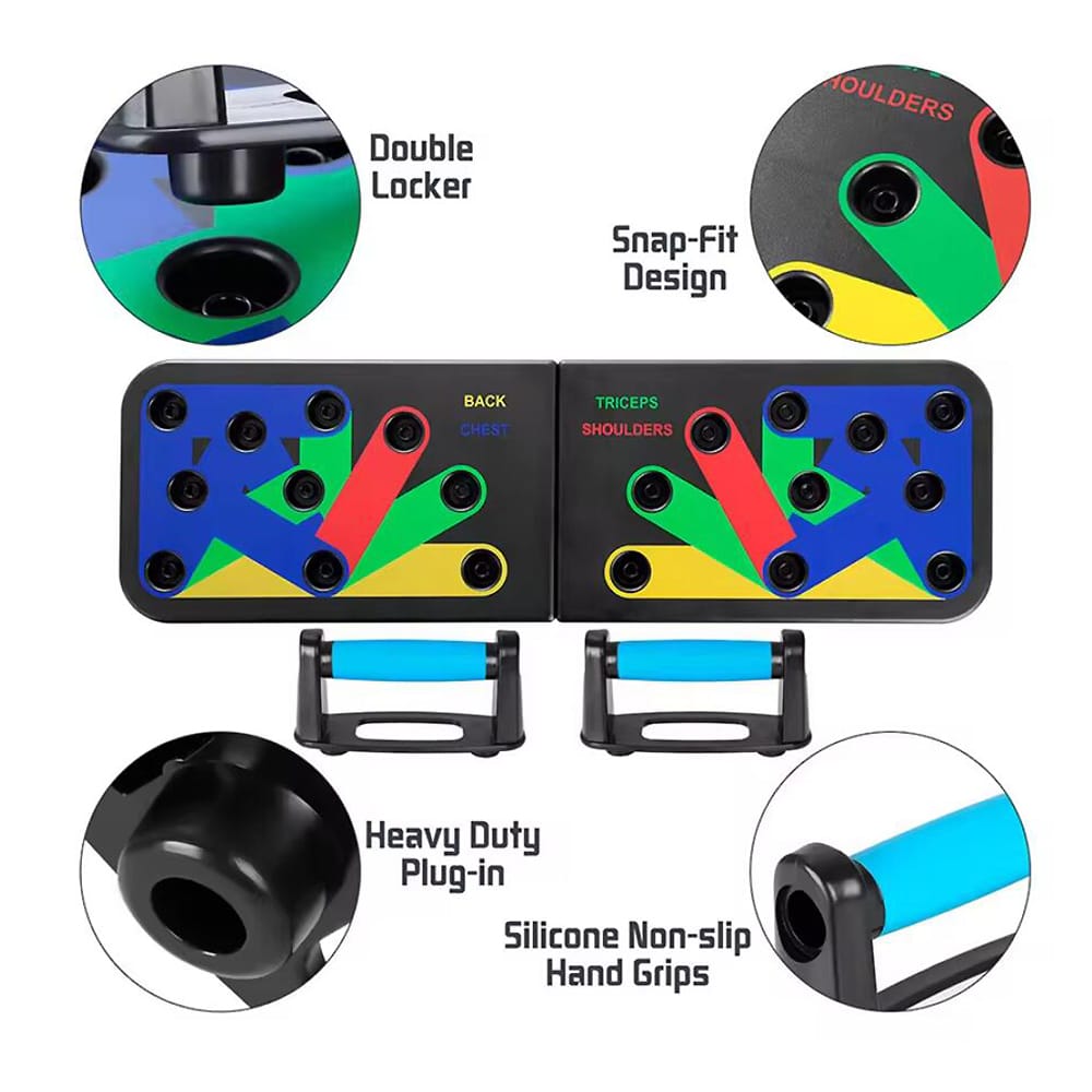 20-in-1 Adjustable Push Up Board for Upper Body Training