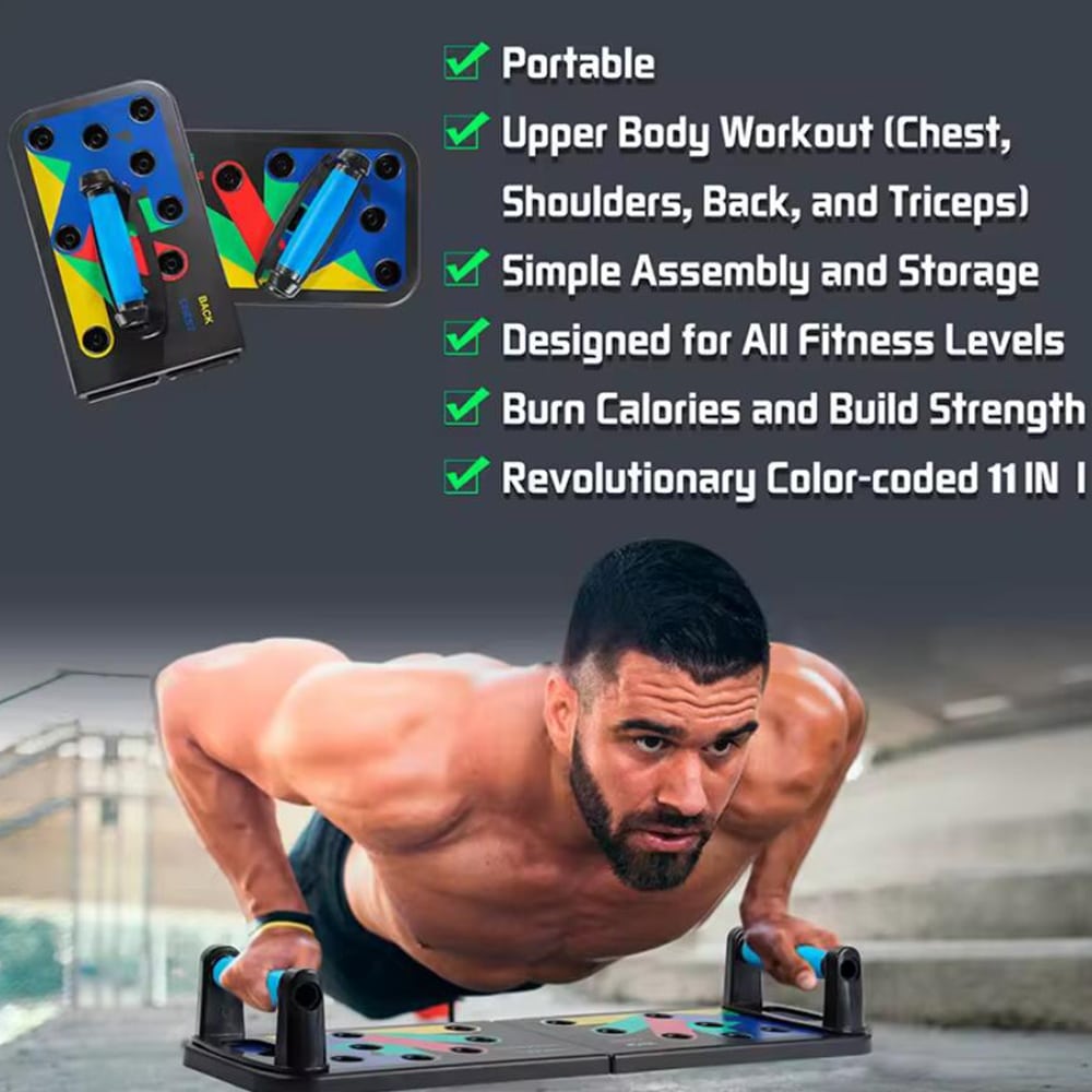 20-in-1 Adjustable Push Up Board for Upper Body Training