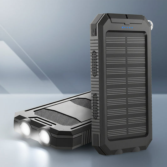 Power bank solare da 20000mAh caricatore portatile impermeabile con doppia USB