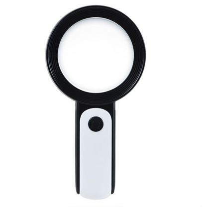 20X Handheld Magnifier for Reading with Clear Lens Design