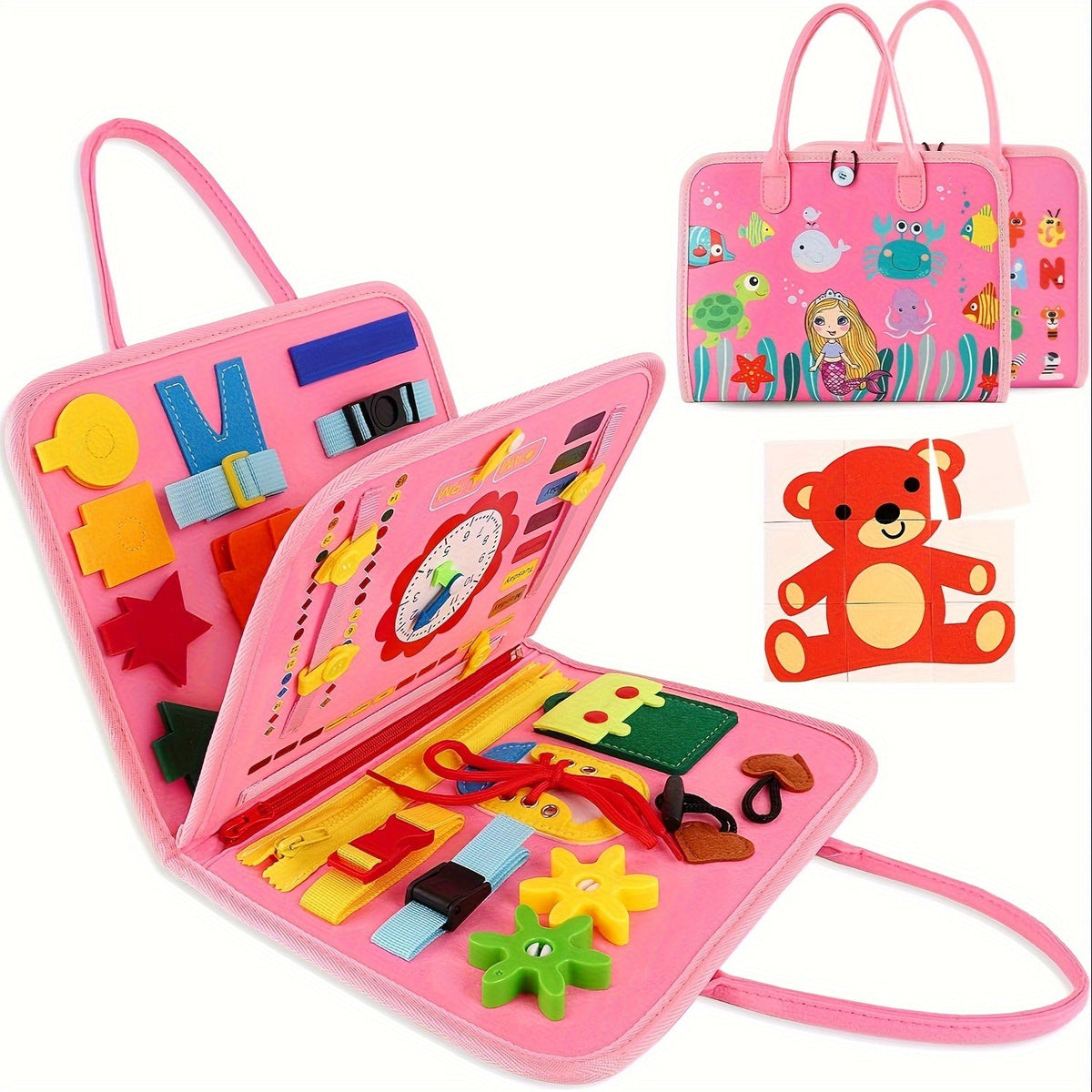 25-in-1 Sensory Press Panel for Toddlers