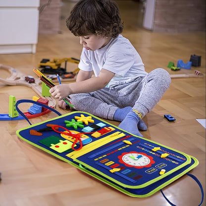 25-in-1 Sensory Press Panel for Toddlers
