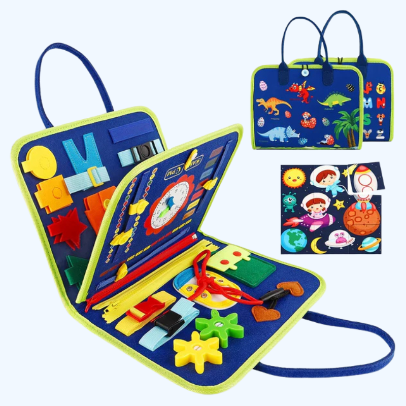25-in-1 Sensory Press Panel for Toddlers