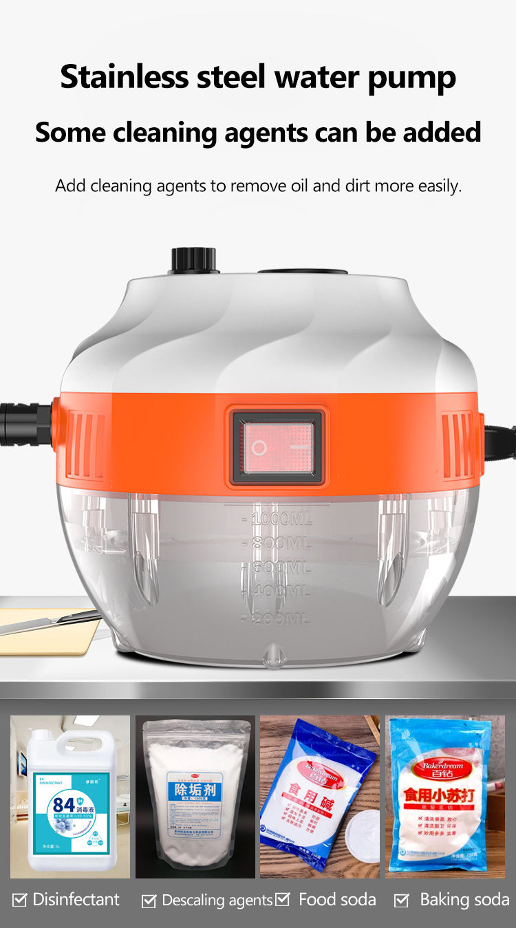 2800W High Pressure Steam Cleaner for Deep and Effortless Cleaning