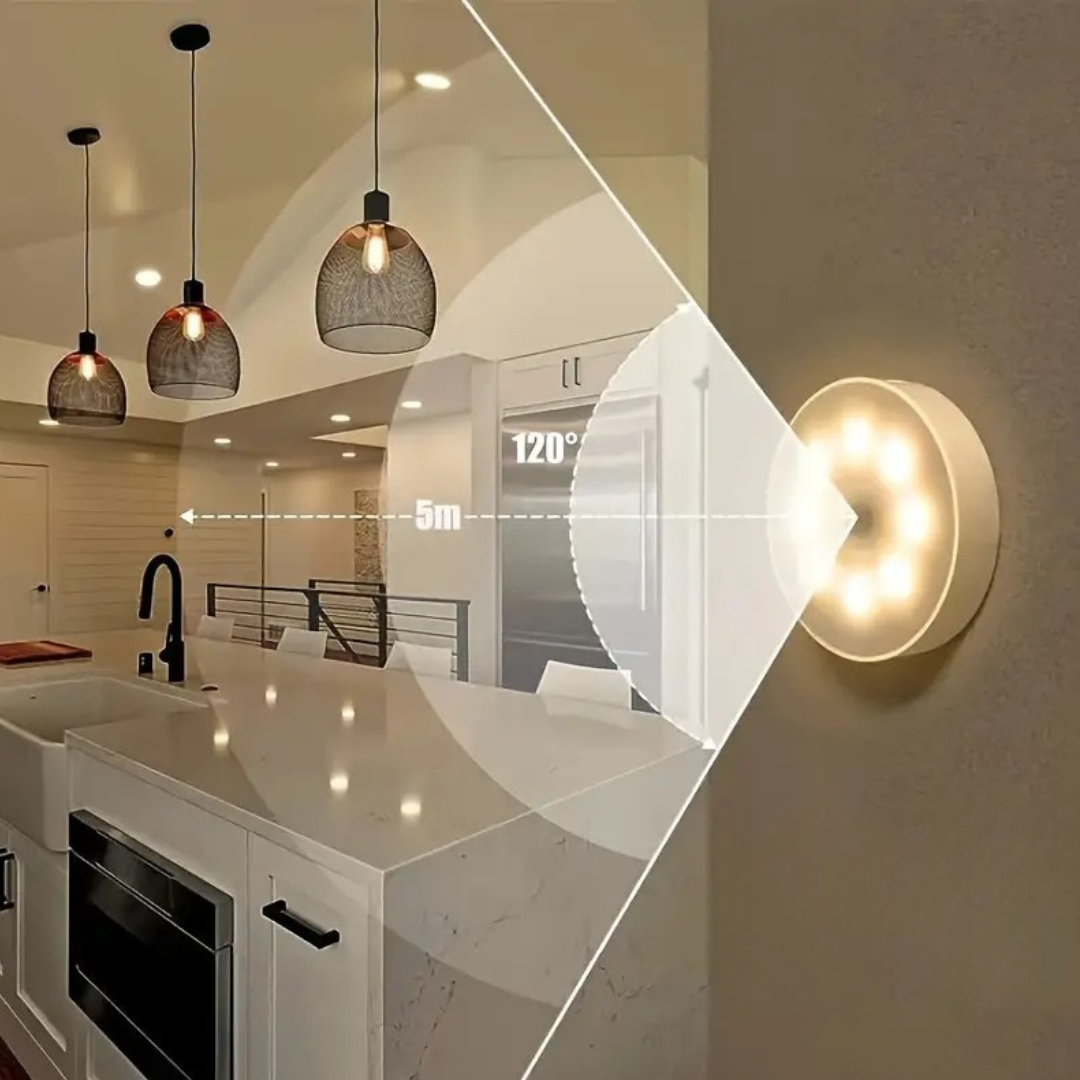 3 Pack LED Motion Sensor Night Lights Rechargeable Magnetic