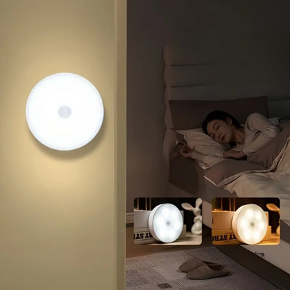 3 Pack LED Motion Sensor Night Lights Rechargeable Magnetic