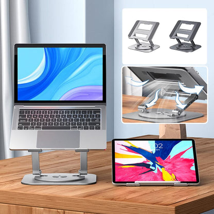 360° Rotating Foldable Laptop and Tablet Stand with Ventilation