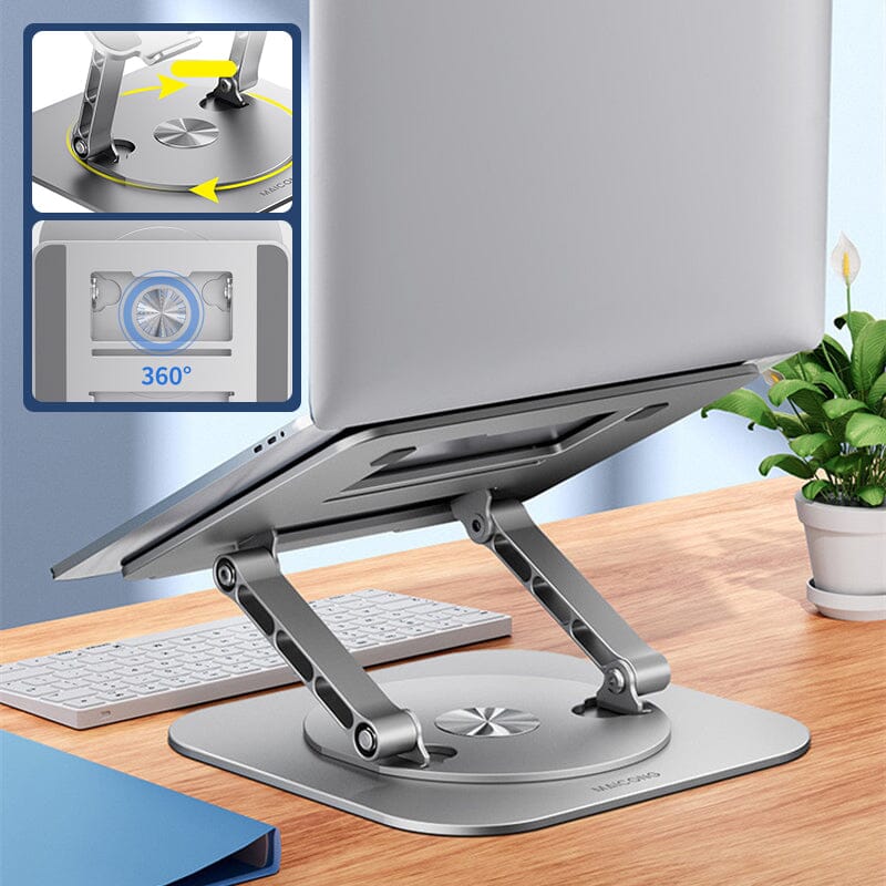 360° Rotating Foldable Laptop and Tablet Stand with Ventilation